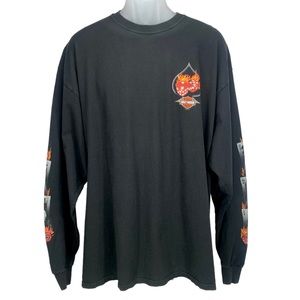 Vintage Harley Davidson Las Vegas long Sleeve T-shirt Size XXL Color Black